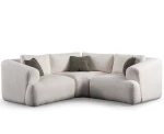 Καναπές Γωνιακός Sofia 560ARE5250 205x205x85cm White