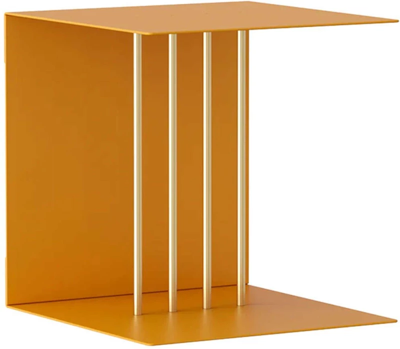 Ράφι Τοίχου Teaser 5009 30x30x30cm Yellow-Brass Umage
