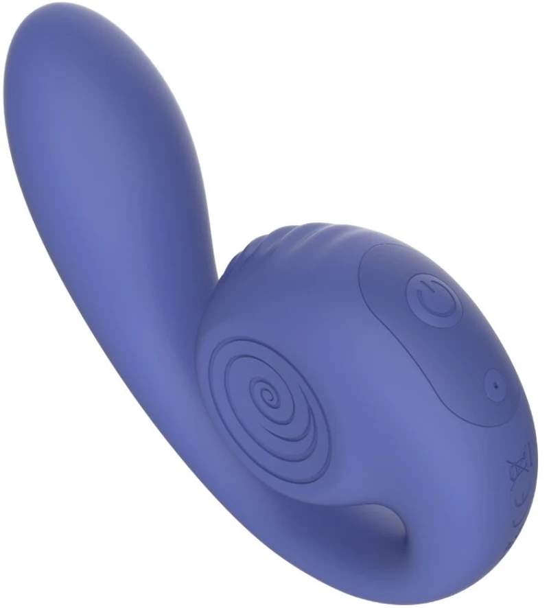 SNAIL VIBE - GIZI LITE DUAL G-SPOT & CLITORAL PURPLE VIBRATOR