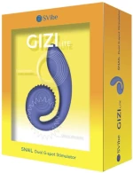 SNAIL VIBE - GIZI LITE DUAL G-SPOT & CLITORAL PURPLE VIBRATOR