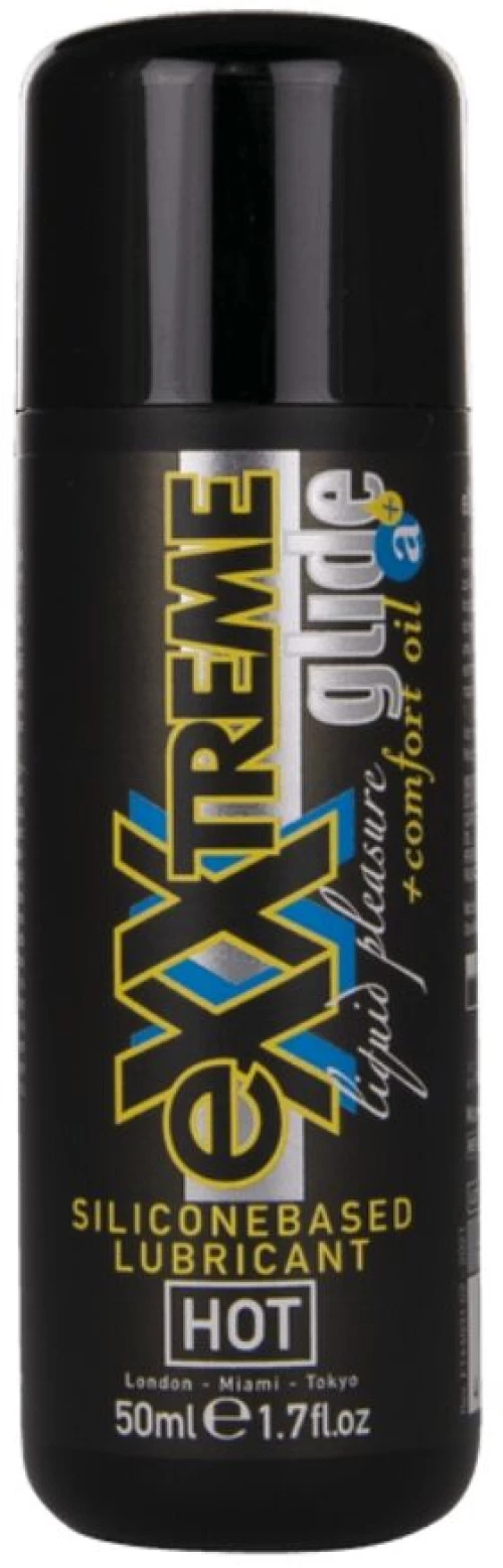 HOT - EXXTREME GLIDE SILICONEBASED LUBRICANT + COMFORT OIL A+ 50 ML
