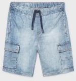 Mayoral Βερμούδα denim cargo Τζιν ανοιχτό 26-06218-033 Αγόρι