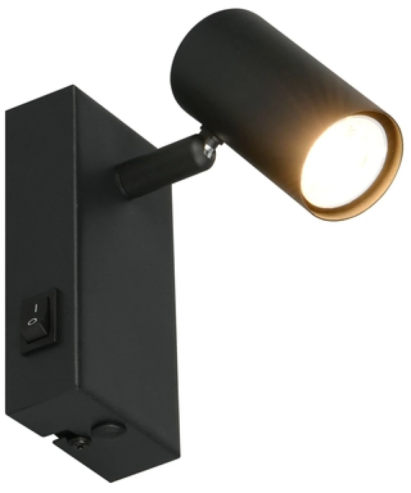 Φωτιστικό Σποτ Reality Lighting -RL TARYN R86851732 Μαύρο Ματ (Black Mat)