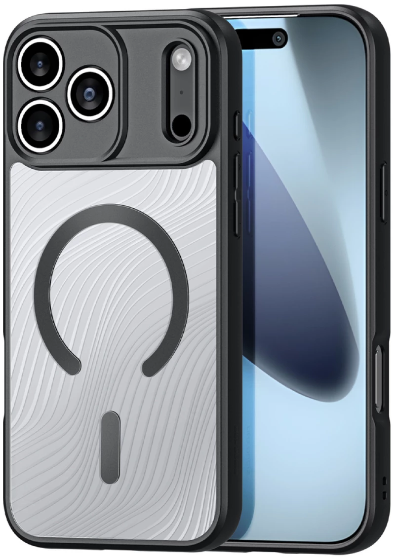 Σκληρή Θήκη DUX DUCIS Aimo Mag με MagSafe για iPhone 17 Pro - Διάφανο / Μαύρο