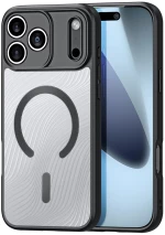 Σκληρή Θήκη DUX DUCIS Aimo Mag με MagSafe για iPhone 17 Pro - Διάφανο / Μαύρο