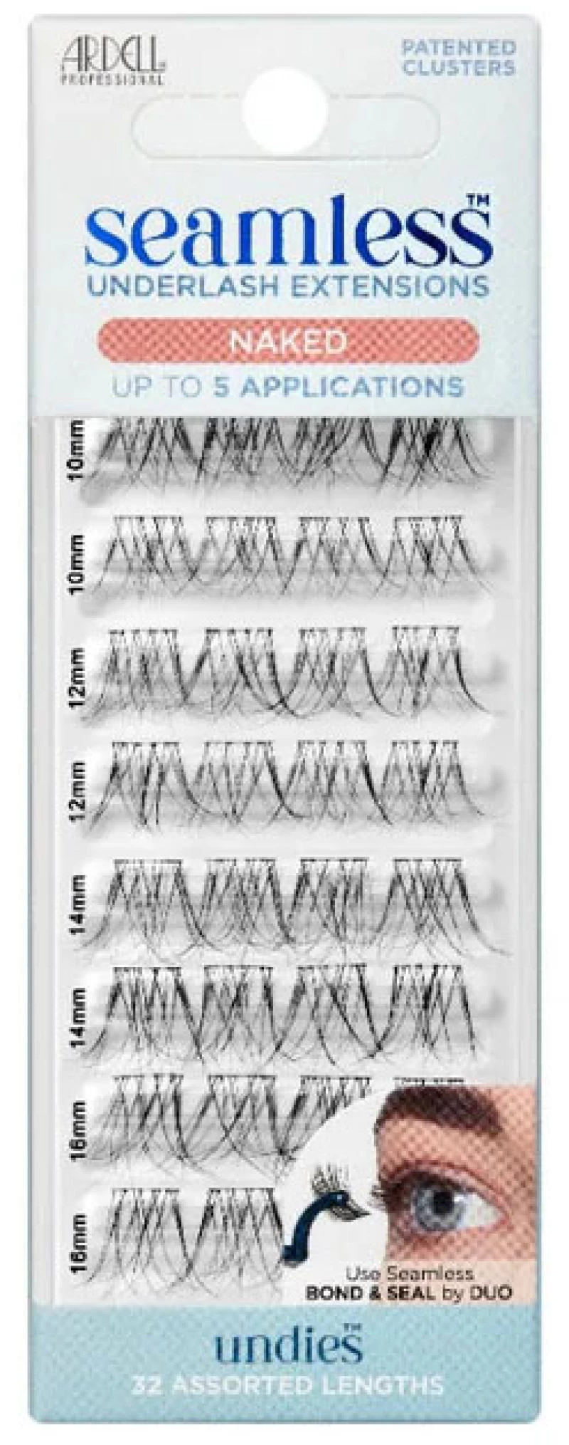 ARDELL SEAMLESS UNDERLASH Extensions NAKED Undies | Βλεφαρίδες Τουφάκια 32τμχ