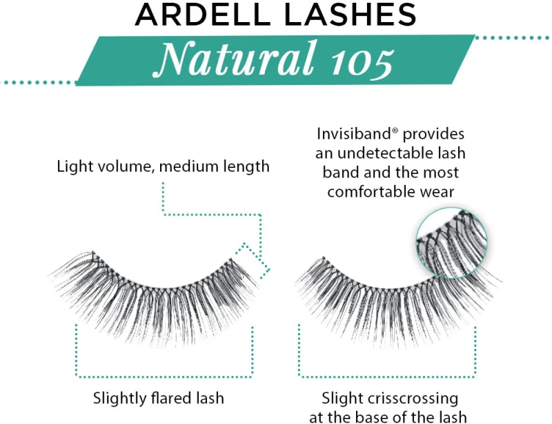 ARDELL NATURAL 105 | Βλεφαρίδες Black