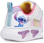 Geox Παιδικά Sneakers Ανατομικά με Φωτάκια  J65E9B0AN02C0653 white