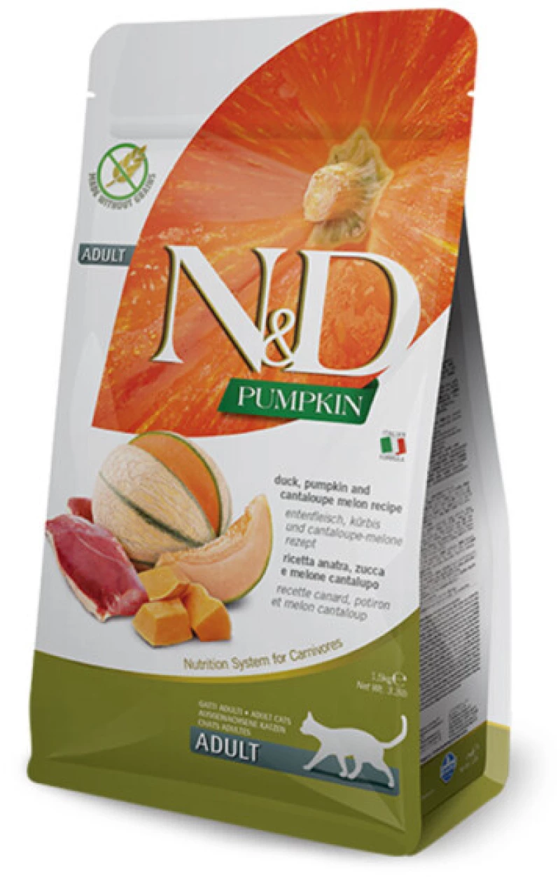 N+D Cat Duck, Pumpkin + Cantaloupe Melon Adult 5kg