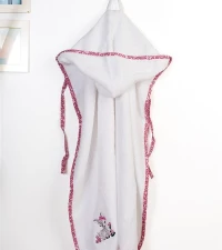 Κάπα Βρεφική 75x85 Deer 197 White-Pink Dimcol
