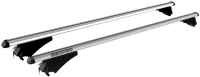 MENABO ΜΠΑΡΕΣ ΟΡΟΦΗΣ ΑΛΟΥΜΙΝΙΟΥ TIGER XL SILVER 131.5 cm ΣΕ ΑΣΗΜΙ ΧΡΩΜΑ ΓΙΑ Jaguar XF (X250) Sportbrake 5 doors 2008>2015 ΜΕ FLUSH ή RAISED RAILS - 2 ΤΕΜ. (8500/ΜΒ)