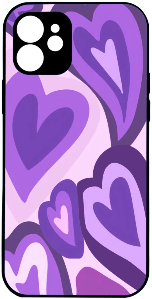 Purple Hearts Design 1 - Redmi 10C