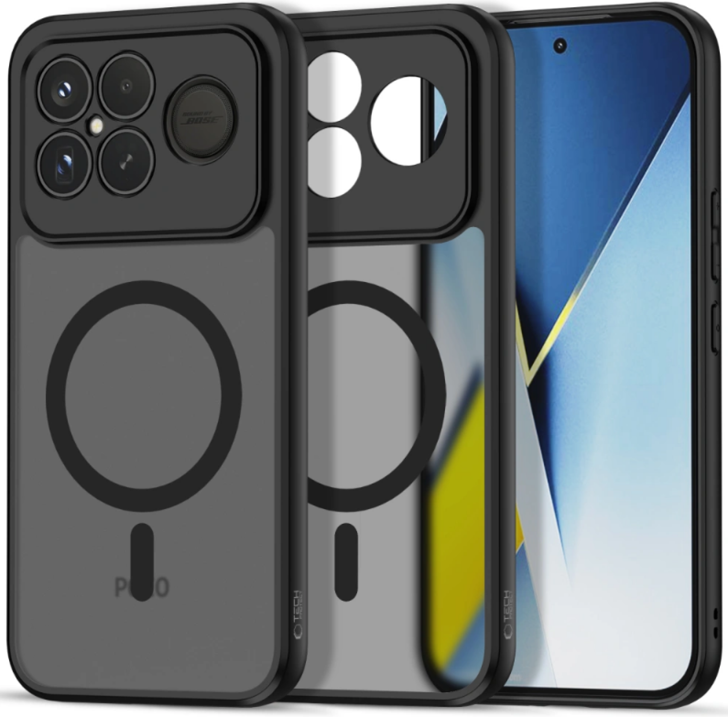 Θήκη Xiaomi Poco F8 Ultra Tech-Protect MagMat Σκληρή Ημιδιάφανη με MagSafe - Matte Black (5906302352715)