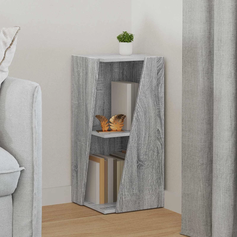 vidaXL Πλευρικό Ράφι Γκρίζο Σονομα 33 x 32 x 70,5 εκ