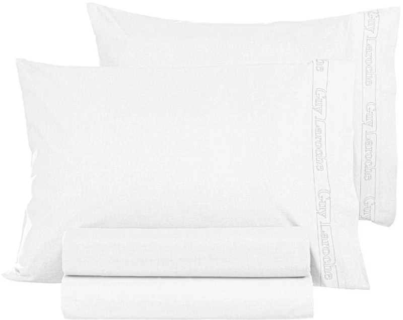 Σεντόνι King Size Guy Laroche Color Plus White 270x280