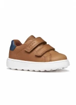 GEOX B MINICUB B656TA 0CL54 C6176 COGNAC/NAVY SNEAKERS CASUAL