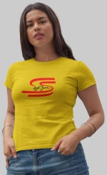 Senna W T-Shirt - GOLD