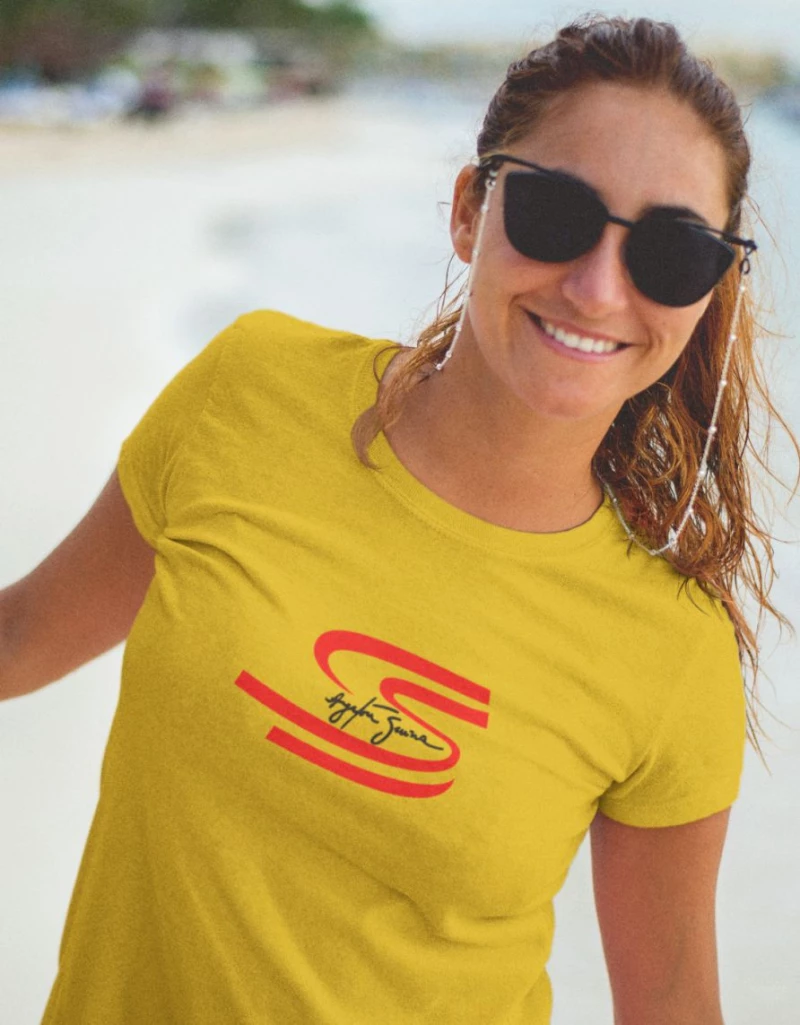 Senna W T-Shirt - GOLD