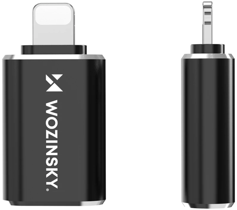 Wozinsky WALA-01 Lightning to USB-A OTG Adapter - Black