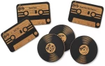 Winkee - Rocks Coaster Set of 6 - Black / Gadgets