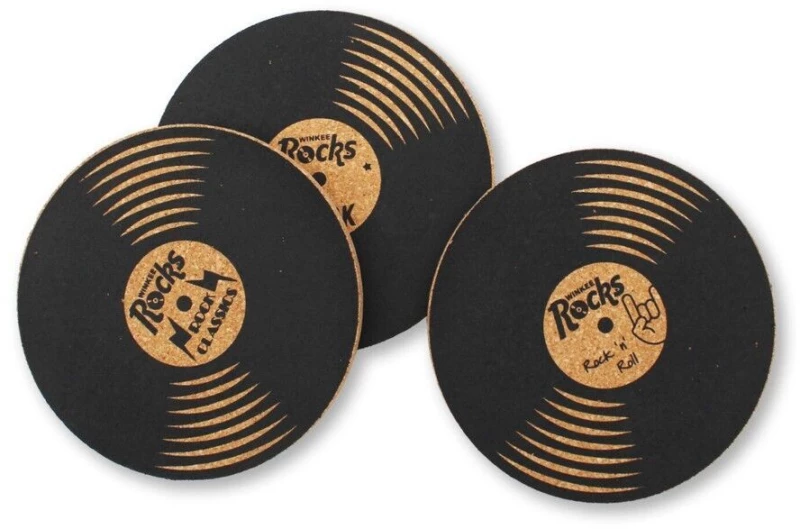 Winkee - Rocks Coaster Set of 6 - Black / Gadgets