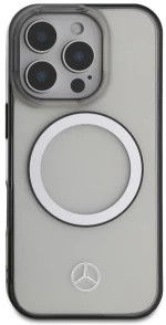 Mercedes Printed Logo MagSafe Case for iPhone 16 Pro - Clear