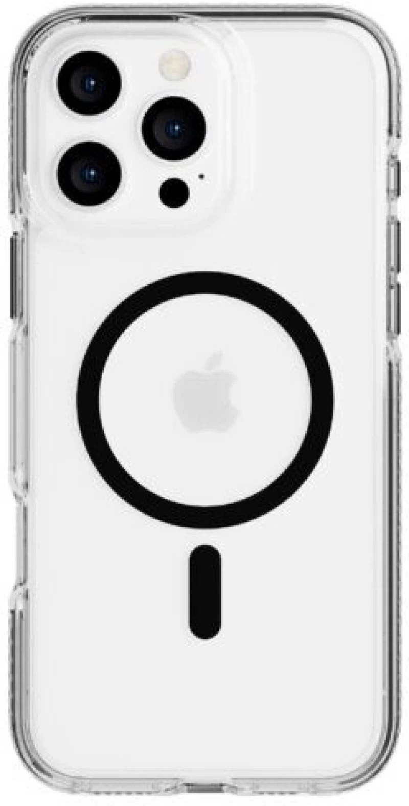 Tech21 - Evo Crystal - Cover - iPhone 16 Pro Max - Crystal MagSafe - Black / Electronics