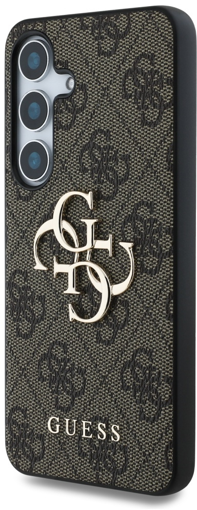 Guess Big 4G Logo Classic Logo Case for Samsung Galaxy S25 Plus Brown