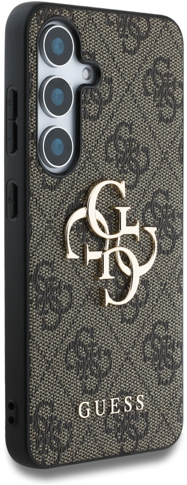 Guess Big 4G Logo Classic Logo Case for Samsung Galaxy S25 Plus Brown