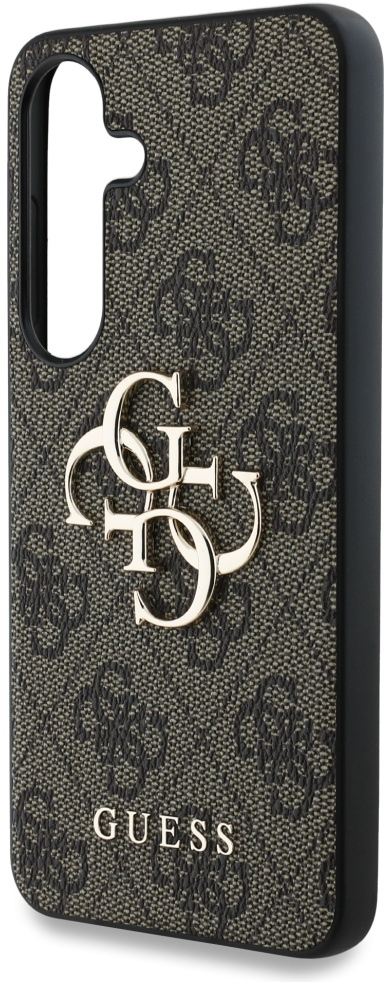 Guess Big 4G Logo Classic Logo Case for Samsung Galaxy S25 Plus Brown