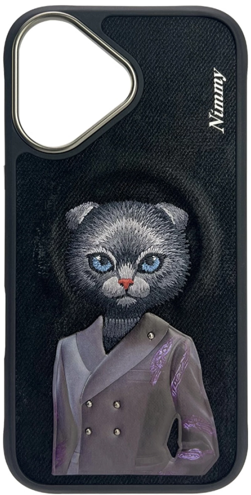 Nimmy Magnetic fashion cute pet MagSafe case for iPhone 16 - black