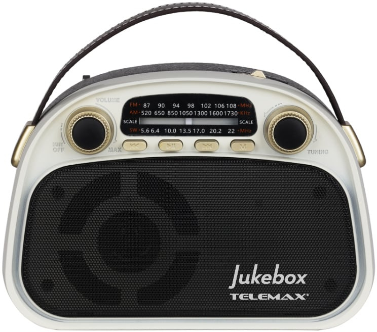 Telemax Jukebox VX-1982 Φορητό Ραδίοφωνo Retro με Bluetooth (06-1982)