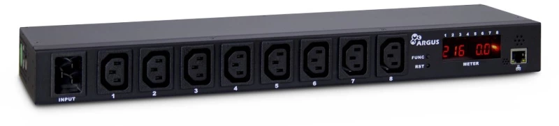 Inter-Tech SW-0816 power distribution unit (PDU) 8 AC outlet(s) Black