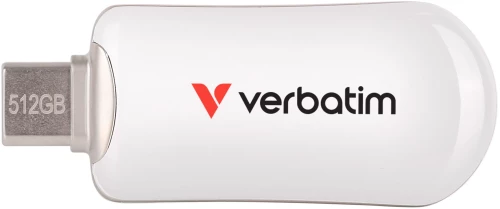Verbatim Plectra USB-C Flash Drive White 512GB
