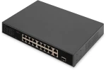 Digitus 16 Port Fast Ethernet PoE Switch , 2 Gigabit Uplinks (RJ45 / SFP)