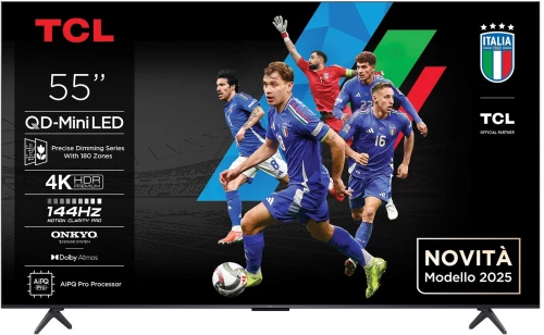TCL Q6C 55Q6C TV 139.7 cm (55") 4K Ultra HD Smart TV Wi-Fi Metallic