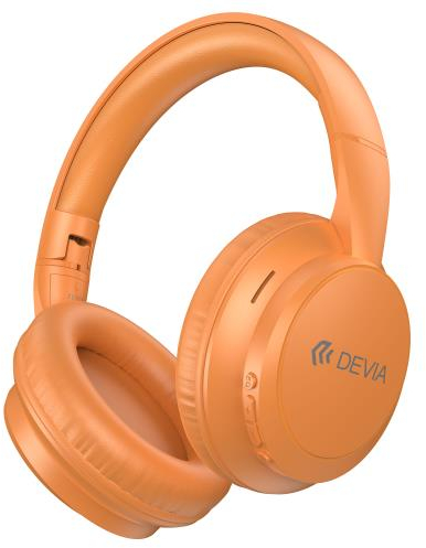 Ασύρματα Ακουστικά Κεφαλής Devia JH-820 Lite1 Πορτοκαλί