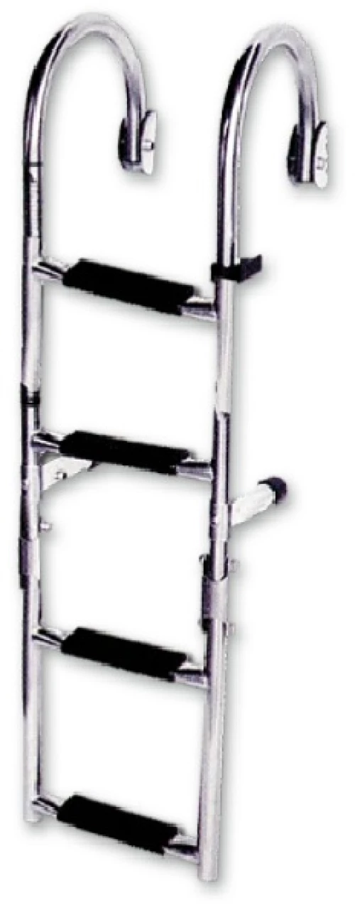 Σκάλα Αναδιπλούμενη Γυριστή Inox - 4