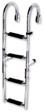 Σκάλα Αναδιπλούμενη Γυριστή Inox - 4