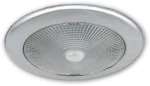 Πλαφονιέρα 9 LED (5 Λευκά & 4 Kόκκινα) 94mm Χωνευτή Inox