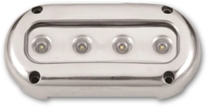 Φανάρι Υποβρύχιο LED ΛΕΥΚΑ 138X68MM 10-30V Ιnox - 4 LED