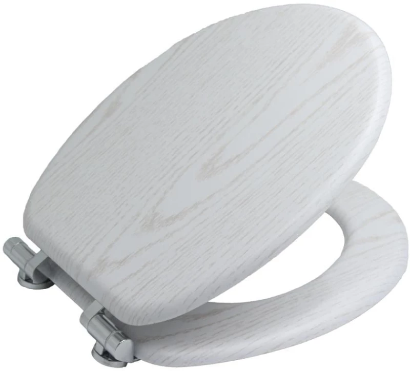 Κάλυμμα λεκάνης MDF Γκρι Soft Close Κλασικό Bisk Deski 08222