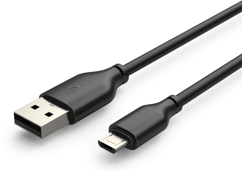 CABLETIME καλώδιο micro USB σε USB CT-C165-05G, 2.4A, 480Mbps, 0.25m, μαύρο - 5210131149133
