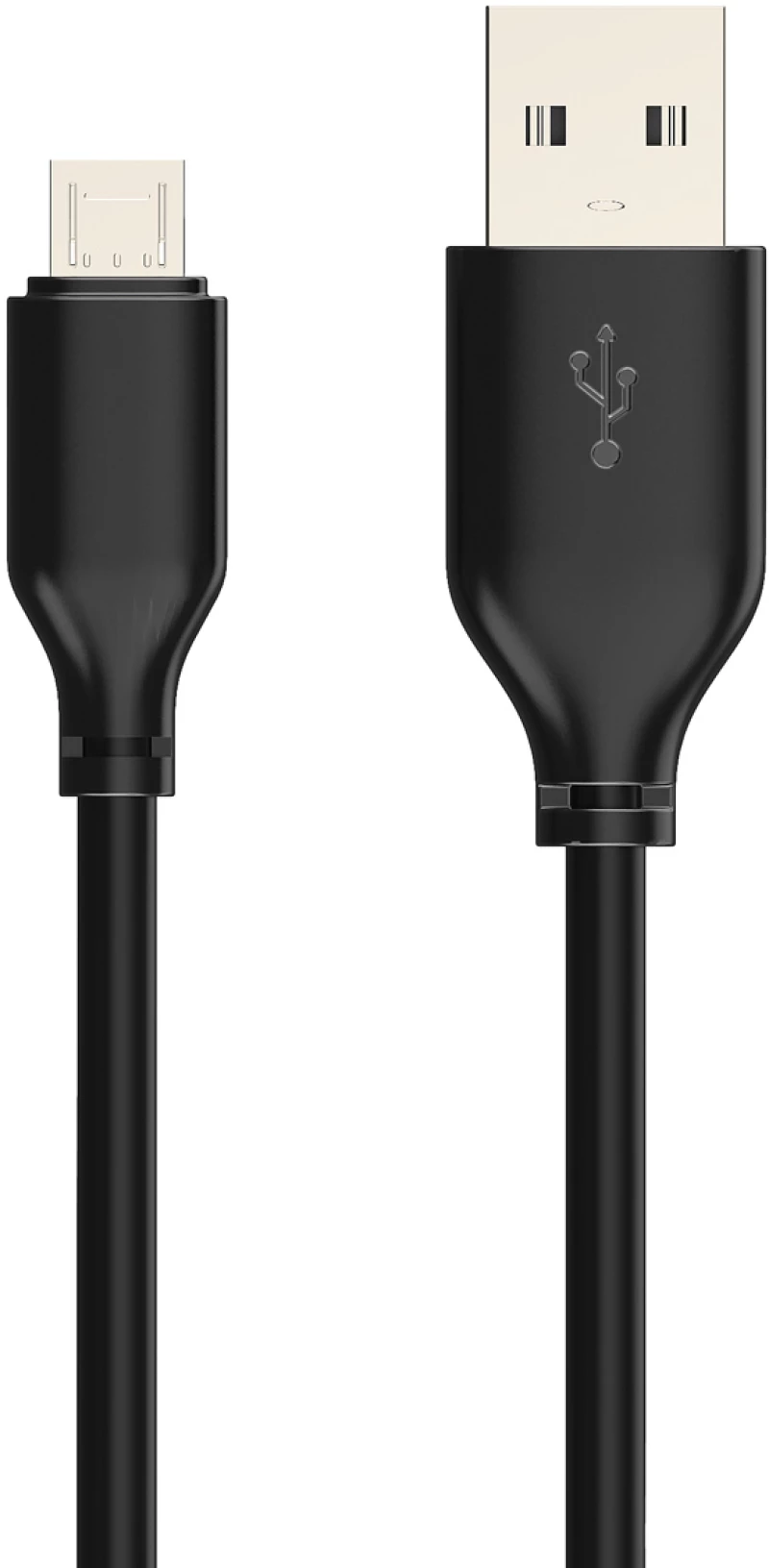 CABLETIME καλώδιο micro USB σε USB CT-C165-05G, 2.4A, 480Mbps, 0.25m, μαύρο - 5210131149133