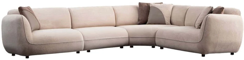 Καναπές Γωνιακός Pavia 560ARE5260 335x240x75cm Cream