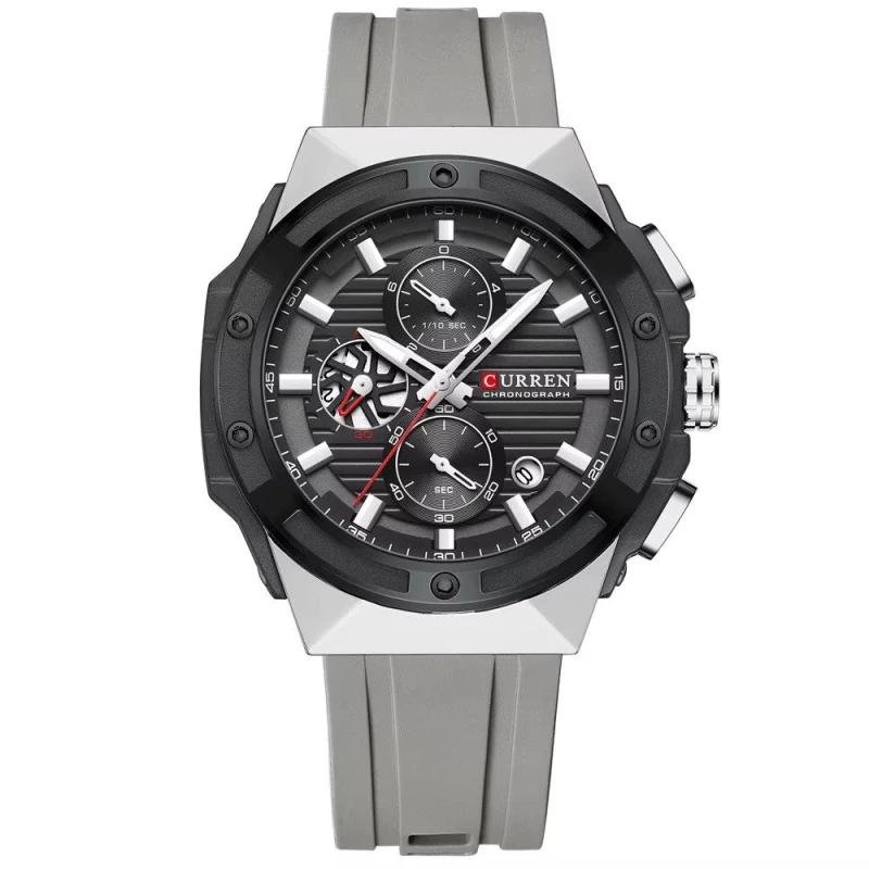 Curren C8426 Grey Ρολόι με Γκρι Καντράν και Γκρι Λουράκι