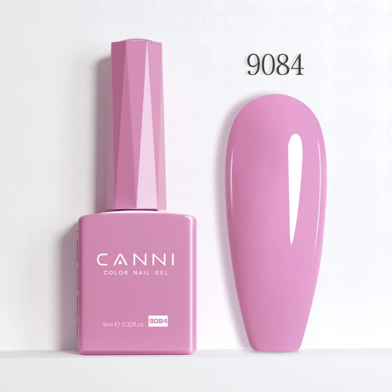 Canni HEMA FREE 9084 CADILLAC PINK Color Nail Gel 9ml