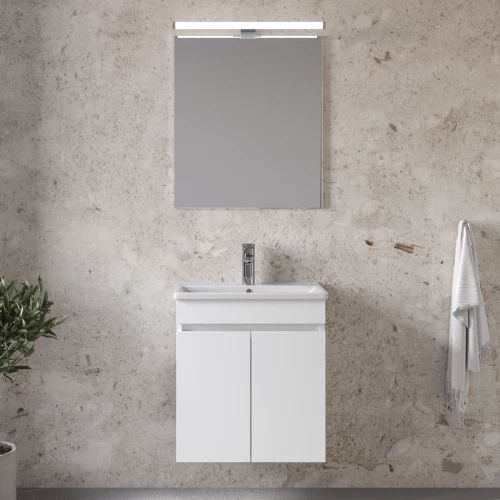 Σετ Έπιπλο Μπάνιου Valencia Λευκό Μ55ΧY60ΧB33cm