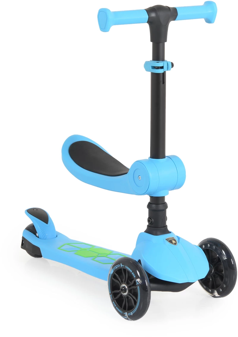 LAMBORGHINI ΠΑΙΔΙΚΟ ΠΑΤΙΝΙ ΜΕ ΚΑΘΙΣΜΑ 2 ΣΕ 1 BLUE 3800146228569