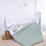 LORELLI ΣΕΤ ΠΡΟΙΚΑΣ ΚΟΥΝΙΑΣ 4 ΤΕΜ LILY 60/120CM RANFORCE HAPPY FRIENDS MINT 20800146401